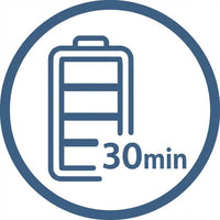 30 Minutes use with every charge